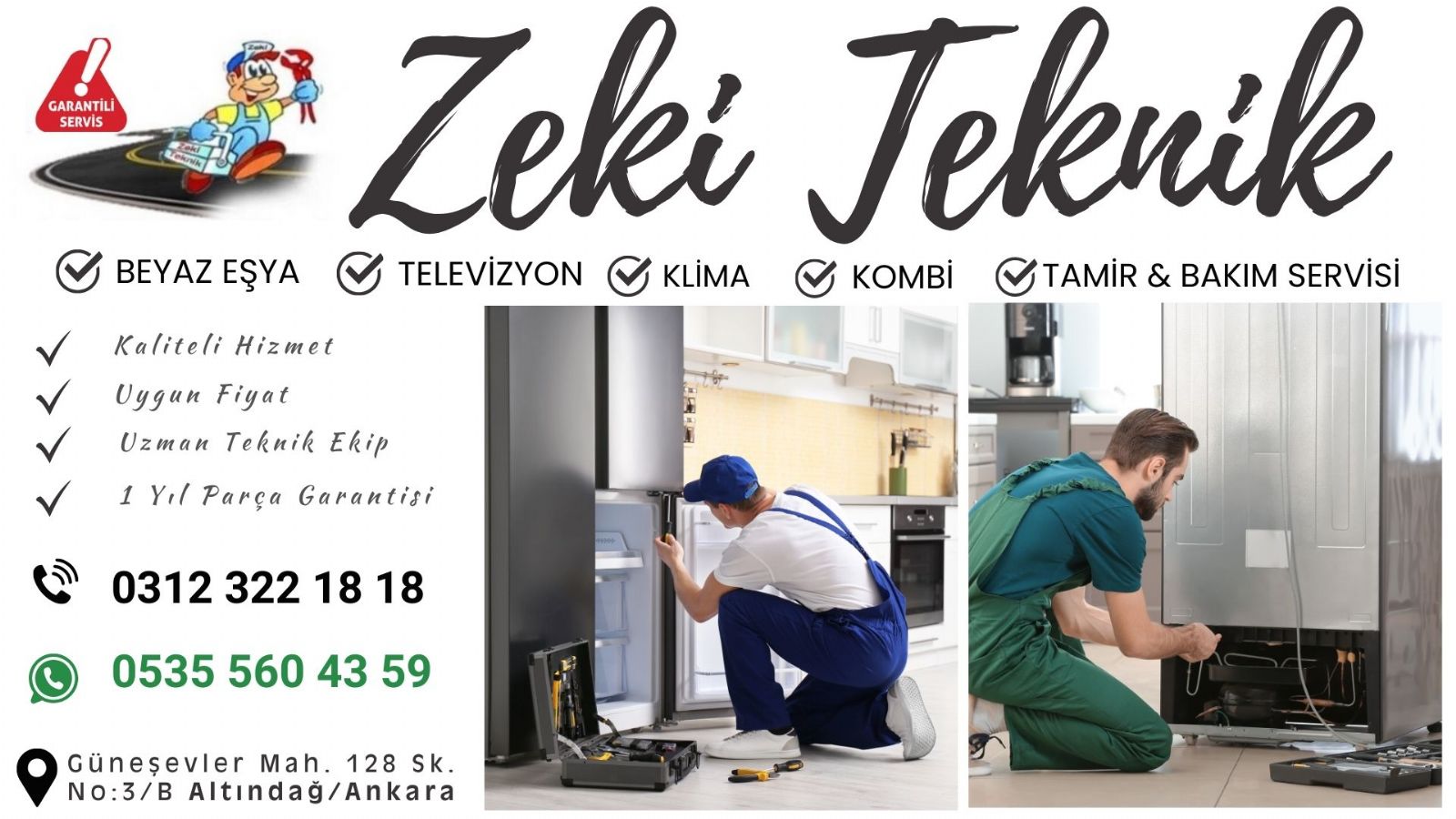 Güneşevler Buzdolabı Servisi